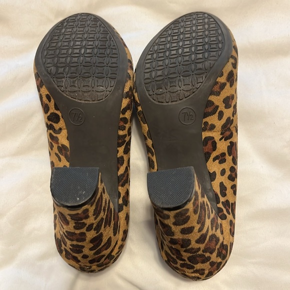 Merona leopard print heel, size 7.5 - Picture 4 of 5